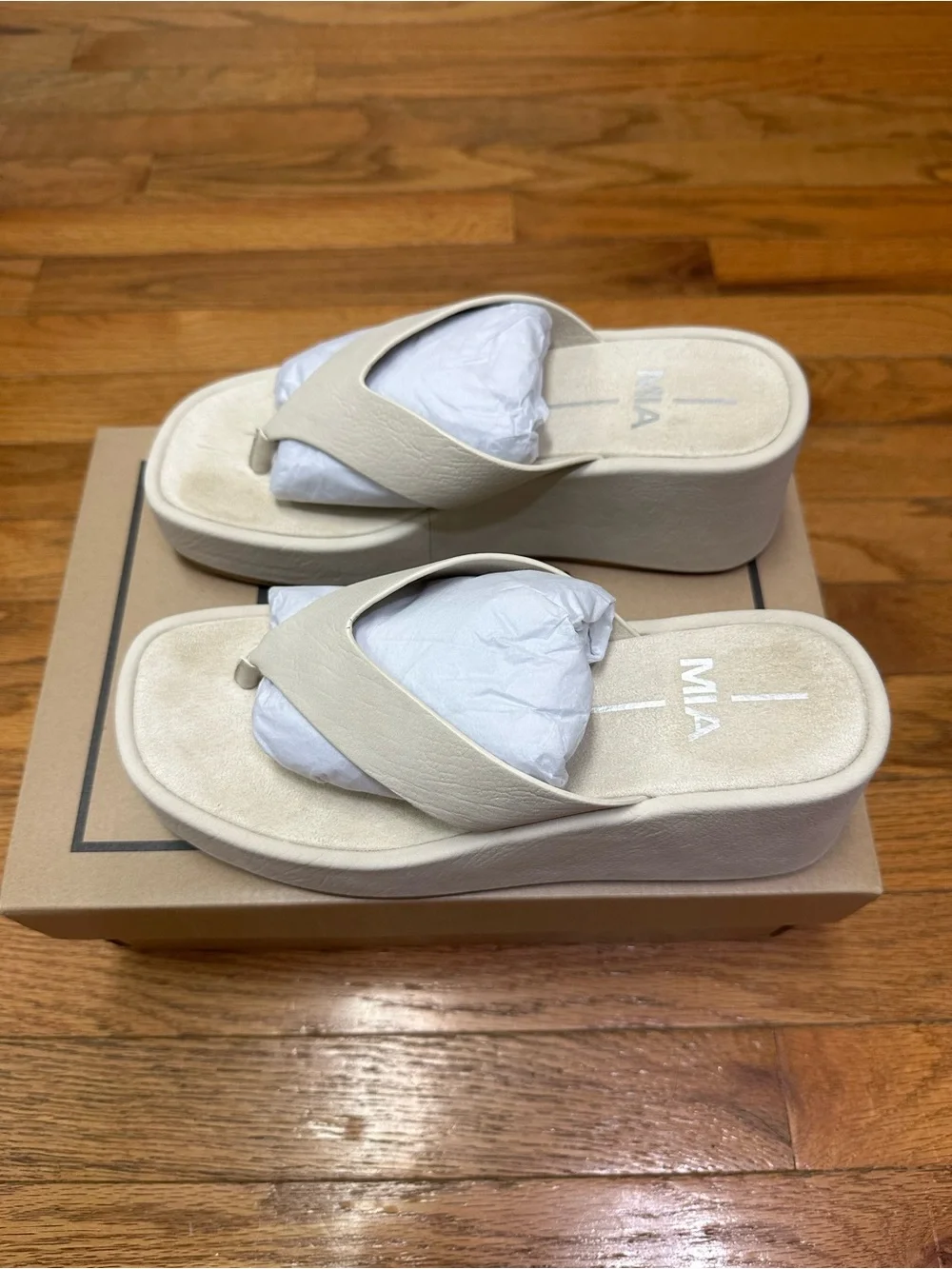 MIA Niccola Platform Wedge Flip Flop